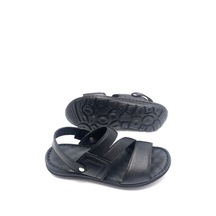 Umut Tam Ortopedik Hakiki Deri Hafif Erkek Sandalet Siyah Umut Tam Ortopedik Hakiki Deri Hafif Erkek Sandalet Siyah