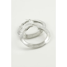 Gld-spt- Üçgen Halka Küpe 4 Cm-gümüş Rengi Diğer