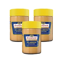 Gold Fıstık Ezmesi Classic Şekersiz 340 Gr X 3 Adet