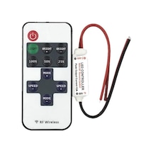 Uzaktan Kumandalı Şerit Led Dimmer Led Işık Kontrolü 12v/24v Pil Hediyeli Diğer