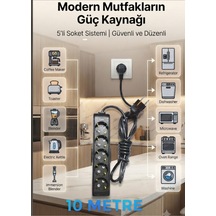 Vikomulti-let 5 Lı 1-15 Metre Arası Çocuk Korumali 3x2.5 % Yüz Tam Bakır Ttr Kablolu Uzatma Seyyar Markanin Özel Üretimi   Tse Fişli Bakir Kablolu 10 Metre - 895074062 10 Metre - 895074062 10 - 15 M