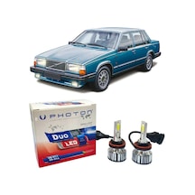 Volvo 760 Led Xenon Uzun+kısa Far Ampulü H4 Duo Yeni Seri Beyaz