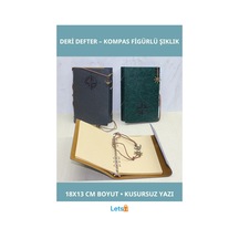 Şık Deri Kapaklı Defter Model 18 Çok Renkli