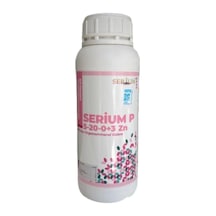Serium P 5-20-0+3 Zn Np'li Sıvı Organomineral Gübre 1 L