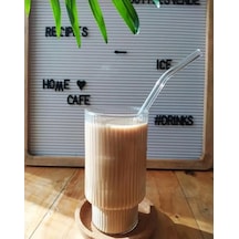 400 Ml Isıya Dayanıklı Borosilikat Origami Stil Bardak - Borosilikat Bardak 1 Adet Çok Renkli