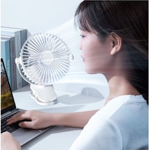 Taşınabilir Mini Fan Sıkıştırmalı Şarj Edilebilir El Fanı Masa Yatak Bağlanabilir Soğutucu Fan