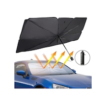 Özel Üretim Otogüneşlik 140x80cm Araba Ön Cam Güneş Şemsiyesi Oto Koruma Serin Sürüş Araç Ekipmanı