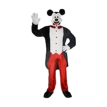 Kostümsarayı Yetişkin Mickey Mouse Kostümü Fraklı