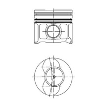 Piston Segman - Fiat Croma, Grande Punto, Punto, Doblo, Bravo, Stilo, Sedici, Idea, Multipla, Marea, Brava, 159, 156, 166 - Kolbenschmıdt-41795600 91488728