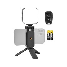 Tr Mini Tripod, Telefon Tutucu, Kumanda Ve Puluz Pu529b 64 Led Light 5 Watt Işık Masaüstü Vlog Canlı Yayın, Selfie