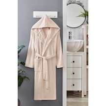 Kapüşonlu Unisex Banyo Bornozu %100 Soft Pamuklu 001
