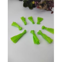FdayAksesuar Neon Yeşil Pamuk Püskül 10 Adet 2,5 Cm FRDY15352