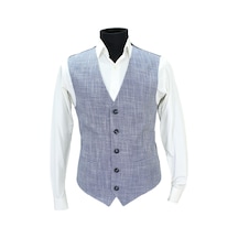 Mentor Regalo Erkek Yelek V Yaka Lacivert Desenli 50612 L