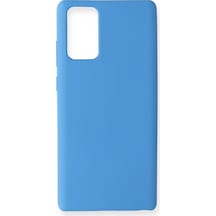 Newface Samsung Galaxy Uyumlu Note 20 Kılıf Nano İçi Kadife Silikon Lvsqvr - 32 - Mavi