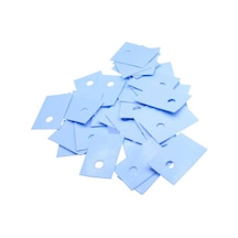 Mavi TO-3P3 Plastik İzolatör - Delikli - 10 Adet
