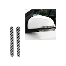 2 Adet Araba Karbon Fiber Dikiz Aynası Chevrolet Cruze 2009-2015 İçin Çarpışma Önleyici Şerit, Sol Ve Sağ Sürücü Evrensel