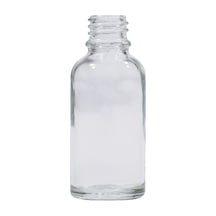 Şeffaf Cam Şişe 50 Ml 18 Mm 20 Adet