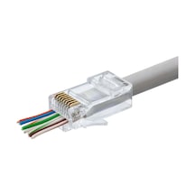 Cat5 Konnektör Ez Rj45 100lü Paket Şeffaf Hdx5044