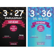 Anla Kazan Tüm Sınavlar İçin Paragraf Ve Dil Bilgisi Deneme 2li Set Anlakazan Yayınları