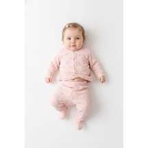 Tiffany Baby & Kids Puffy Cloudy Tasarımlı Patikli 2li Takım Toz Pembe