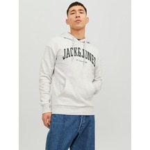 Jack&jones Jjejosh Erkek Sweatshirt 12236513-white Melange