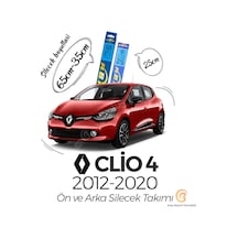 Renault Clio 4 Ön ve Arka Silecek Seti (2012-2020) RBW