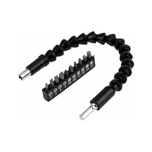 Hubrendy Çer Matkap Ucu - Bükülebilir Oynar Vidalama Bits Uzatma Aparatı 30cm - Komple Set