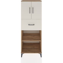 Hyperion Dolap 3 Raflı Tek Çekmeceli 2 Kapaklı 60x44x163 Çam-aytaşı Atlas Çam