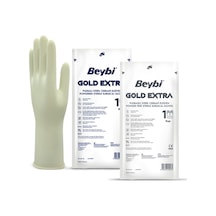 Beybi Gold Extra Pudrasız Steril Cerrahi Eldiven No 8.5 20 Li