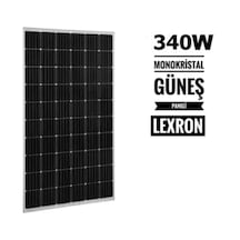 Lexron 340 W Monokristal Monoperc Güneş Paneli 60 Cell LXR-340M LXR-M-60C-340W
