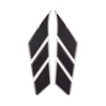 Cf-450/mt Uyumlu Yan Depo Ultımate Koruma 6d Karbon Kaydırmaz Tank Pad Karbon - Siyah