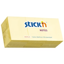 Hopax Stıckn Yapışkanlı Not Kağıdı 100 Yp 35X51 Pastel Sarı 21530