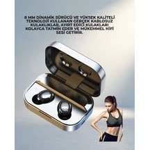 Ergonomik Tws Kulaklık Uzun Pil Ömrü İle Spor Kullanımı