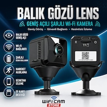 Balık Gözü Lens Geniş Açı Mini Wifi Kamera