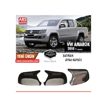 Vw Amarok 2010 Ve Sonrası Uyumlu Batman Yarasa Ayna Kapağı Piano Black Abs Plastik 00 Şüscaroto Aksesuar