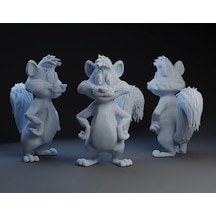 Baskı Pepe Le Pew Figür Pla Malzeme 12 Cm 3d Yazıcı