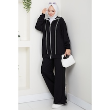 Biyeli Oysho İkili Takım 1608 - Siyah Siyah Biyeli Oysho İkili Takım 1608 - Siyah Siyah