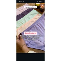 Gk Luxury & Fashıon Yüksek Bel Pamuk Külot L-xl-xxl Esnek Rahat Kaşkorse Pembe