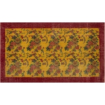 Eskitme Vintage %100 El Dokuma Halı 116x201 Cm 9818