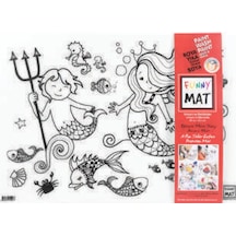 Funny Mat - Unıcorn Ve Deniz Kızı 33,5 X 48 Cm - Rxlu-587061