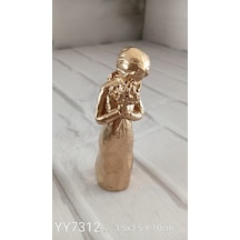 Yy7312 Çiçek Buketi Kız Biblo Silikon Kalıp