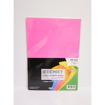 Fotokopi Kağıdı Renkli Fosforlu 100 Adet Pembe, Mavi, Sarı, Yeşil, Turuncu