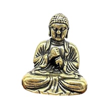 Suntek Magideal Küçük Pirinç Buda Oturan Heykelcik Masa Heykel