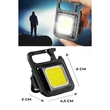 Mıknatıslı - 574 - Parlak Led Işık 3 Fonksiyonlu Şarj Edilebilir Ledli - Zero-hls - Mini Tnabilir Çok Renkli