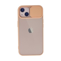 Apple iPhone Uyumlu 13 Kılıf Palm Buzlu Kamera Sürgülü Silikon - Pembe Bzsxx00 1
