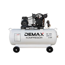 Pistonlu Hava Kompresörü 200 Lt 3 Hp Demax