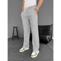 Etiler Collection Su Yolu Çizgili Cepli Pantalon - Gri