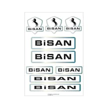 Bisiklet Sticker Seti Bisan 02 Nötr