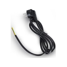 Power Kablo 3X0.75Mm 1 Metre Uzatma 3 Pin Uçu Açık
