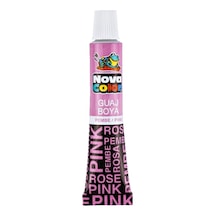 Nova Color Guaj Boya Tüp 12 Li Pembe Nc-124 Çok Renkli